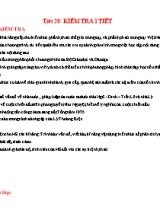 Đề kiểm tra một tiết Lịch sử lớp 7 - Phòng GD & ĐT Yên Bình